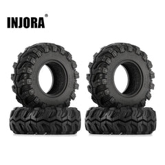 INJORA Mud Paw 1.0" M/T Tires (4) (52*19mm) - HeliDirect