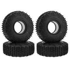 MEUS Racing 1.9 Inch MS6 Super Soft & Sticky Rubber Tires for 1/10 SCX10 Capra 1.9 UTB TRX4 Redcat Gen8