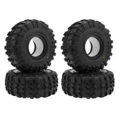 MEUS Racing 1.9 Inch MS6 Super Soft & Sticky Rubber Tires for 1/10 SCX10 Capra 1.9 UTB TRX4 Redcat Gen8