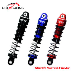 Nexx Racing Rear Oil shock (2pcs) for Mini-T& Mini-B - RED