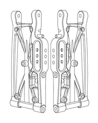 MJX HYPER GO Rear Lower Arm For 10210