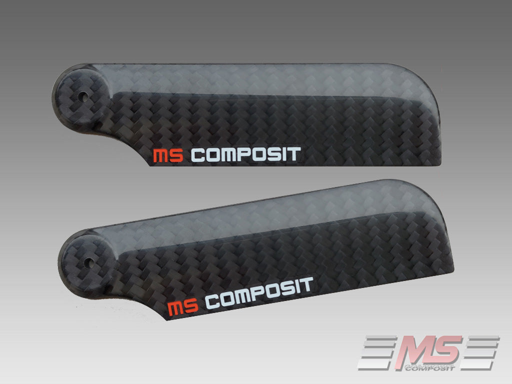 MS Composit CFC Tail Blades 105 mm/5/3 FC - HeliDirect