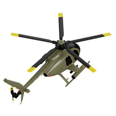 YX C189 MD500E 150-size 6-Axis Gyro Stabilized RTF Scale Helicopter w/ Weapons - Green - HeliDirect