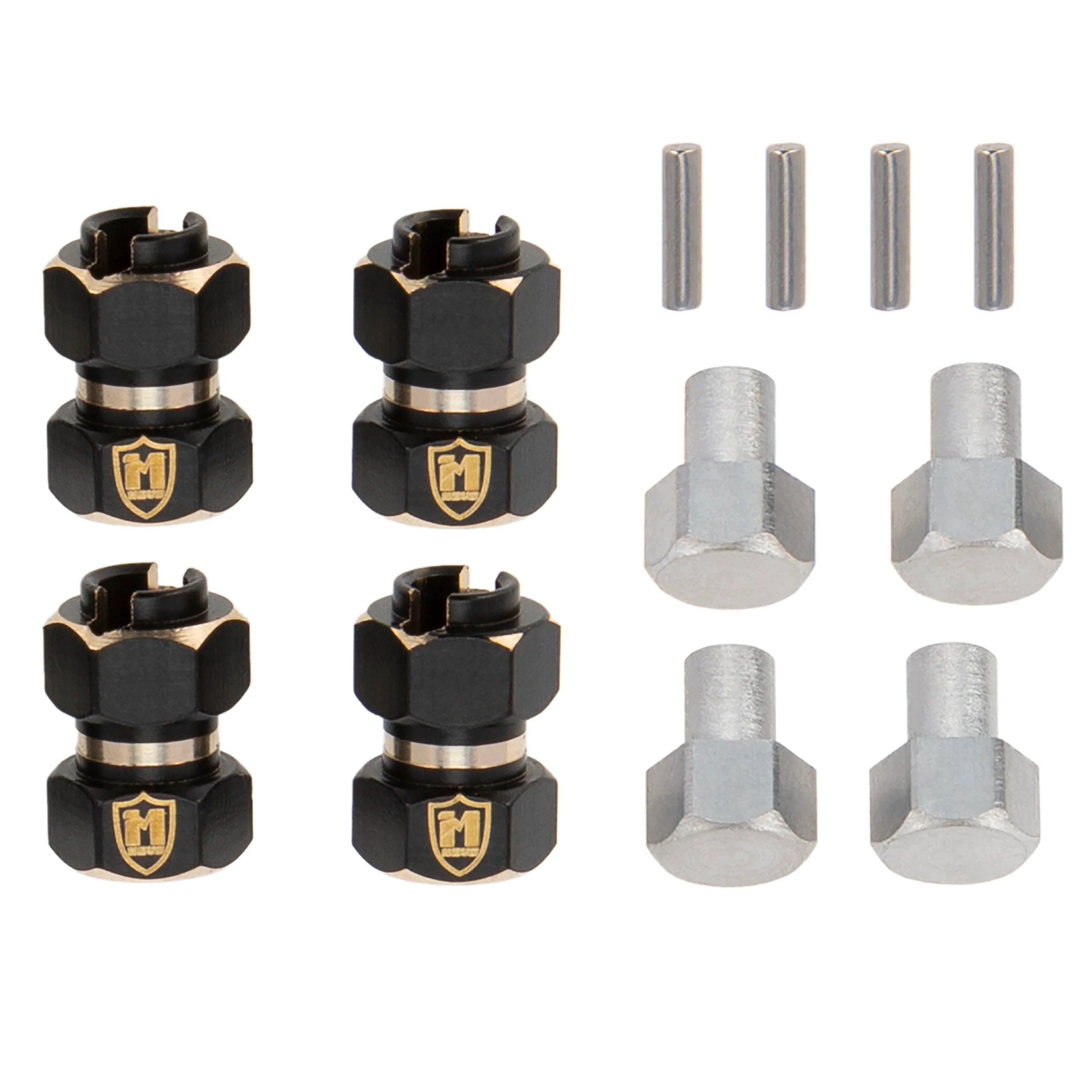 Brass Hex Adapters For RC Crawler SG Store 4PCS 5mm Brass Wheel Hex Hub Extender For 1/18 TRX4M RC Crawler – Widens Axle, Improves Stability & Looks Crawler Toys Brass Hex Adapters For RC Crawler SG Store 4PCS 5mm Brass Wheel Hex Hub Extender For 1/18 TRX4M RC Crawler – Widens Axle, Improves Stability & Looks Crawler Toys