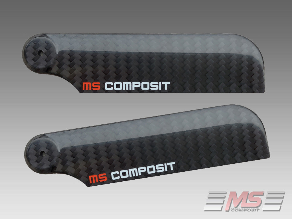 MS Composit CFC Tail Blades 115 mm/5/3 FC - HeliDirect