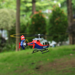 YX EC-135 C187S 100 Size 4CH 6-Axis Gyro Stabilized Optical Sensor Flow Scale RC Helicopter RTF - Police