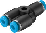 Push-in Y-connector QSMY-3