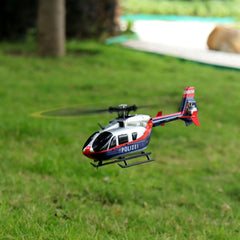 YX EC-135 C187S 100 Size 4CH 6-Axis Gyro Stabilized Optical Sensor Flow Scale RC Helicopter RTF - Police