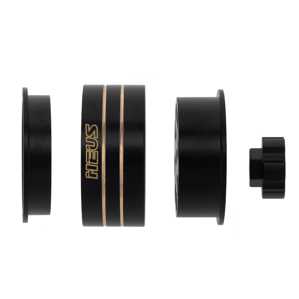 Meus Racing 1.0 Beadlock Wheels Brass Wheel Ring Aluminum Wheel Hub for