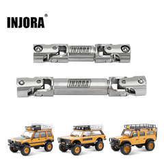 INJORA Stainless Steel Drive Shafts For 1/24 FMS FCX24M