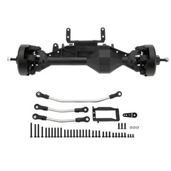 MEUS Racing 1/10 Nylon Isokinetic Straight Axle with Front Axle Counterweight for Axial Capra 1.9 UTB AR44 and Other DIY 1/10 RC Crawler