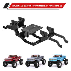 INJORA LCG Carbon Fiber Chassis Kit for 1/18 Redcat Ascent18