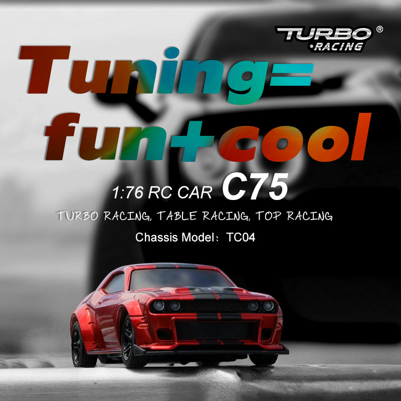 Turbo Racing C74 Speed RC Car RTR/BLACK-