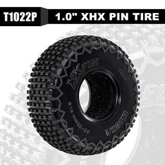 INJORA 1.0" XHX Pin Tires (4) (60*20mm)