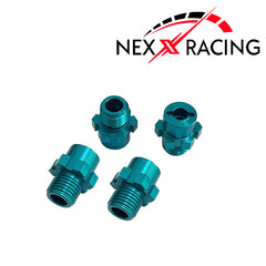 Nexx Racing 17mm Hex Wheel Adapters for Traxxas 1/10 Jato - Turquoise