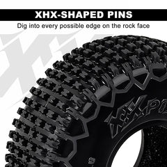 INJORA 1.0" XHX Pin Tires (4) (60*20mm)