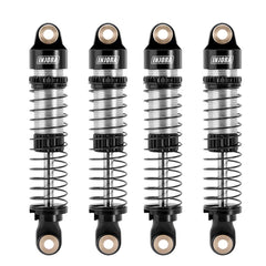 INJORA 53mm Threaded Oil Shocks For 1/18 Redcat Ascent18 - BLACK - HeliDirect