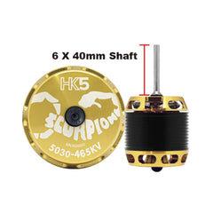 Scorpion HK5-5030-465kv (6 x 40mm shaft)