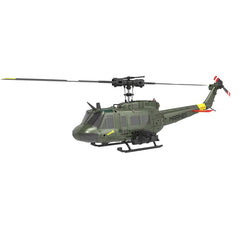 RC ERA C032 Huey UH1 6CH - RTF w/ Optical Sensor and Upgraded Transmitter Helicopter - Green (with weapons)