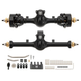 MEUS Racing SCX24 Metal V2 Isokinetic Front Rear Axles +5MM Isokinetic 3-Section CVD With 52° Steering Angle for 1/24 SCX24