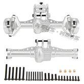 MEUS RACING Aluminum Front Rear Axle Housing for 1/18 TRX4M TRX-4M Bronco Defender RC Crawler Upgrade Parts - SILVER - HeliDirect