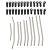MEUS Racing 1/10 Stainless Steel Links 313mm Wheelbase Linkage Set for Axial SCX10 II 90046 90047 90035