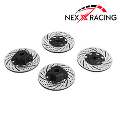 Nexx Racing Aluminum Brake Rotor (4pcs) Fit 4-TEC - Black