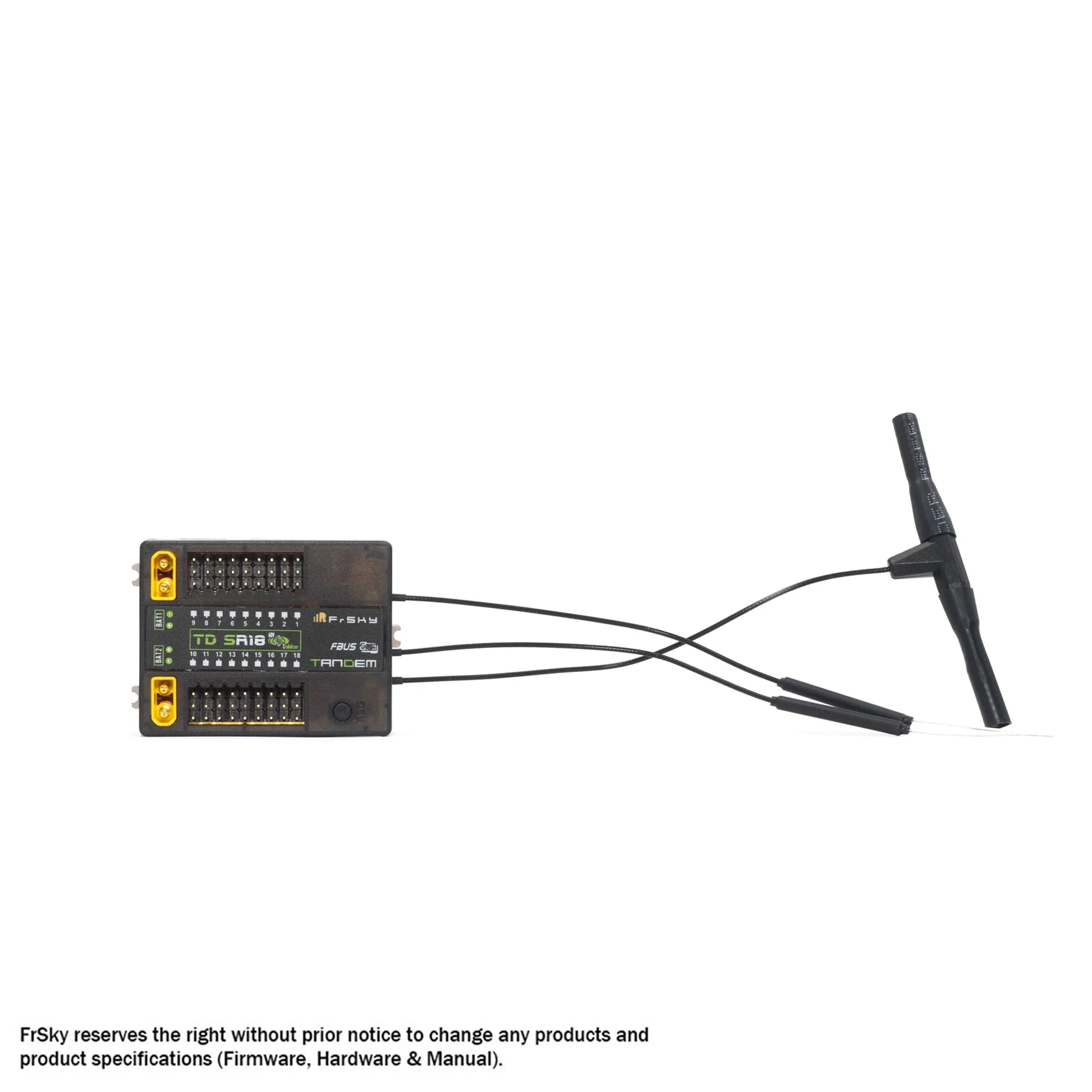 FrSky Tandem TDR18 dual-band receiver (2.4GHz & 900MHz) - HeliDirect