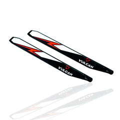 VULCAN ROTORS Precision Main Rotor Blades 200mm (Orange)