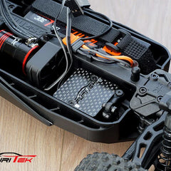 Furitek Carbon Fiber SERVO MOUNT/RADIO DECK FOR 1/18 TYPHON Mojave GRANITE GROM