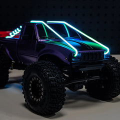 INJORA Flexible Cuttable LED Strip Lights for 1/24 1/18 RC Cars - Blue