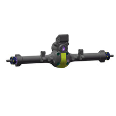 MEUS Racing SCX24 Metal V2 Isokinetic Front Rear Axles +5MM Isokinetic 3-Section CVD With 52° Steering Angle for 1/24 SCX24