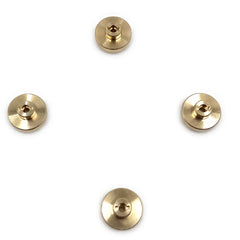 HobbyPlus Brass +10mm Hexes and 1.5mm Pins (4pcs)