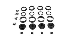 HobbyPlus Wheels 1.3", Black - 4pcs
