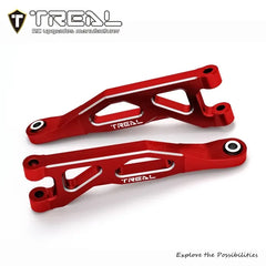 TREAL Aluminum 7075 CNC Machined Rear Upper Arms Set Upgrades for Arrma 1/18 GRANITE GROM - RED
