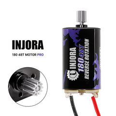 INJORA 180 Brushed 48T Motor with Steel Pinion for 1/18 HPI Venture 18