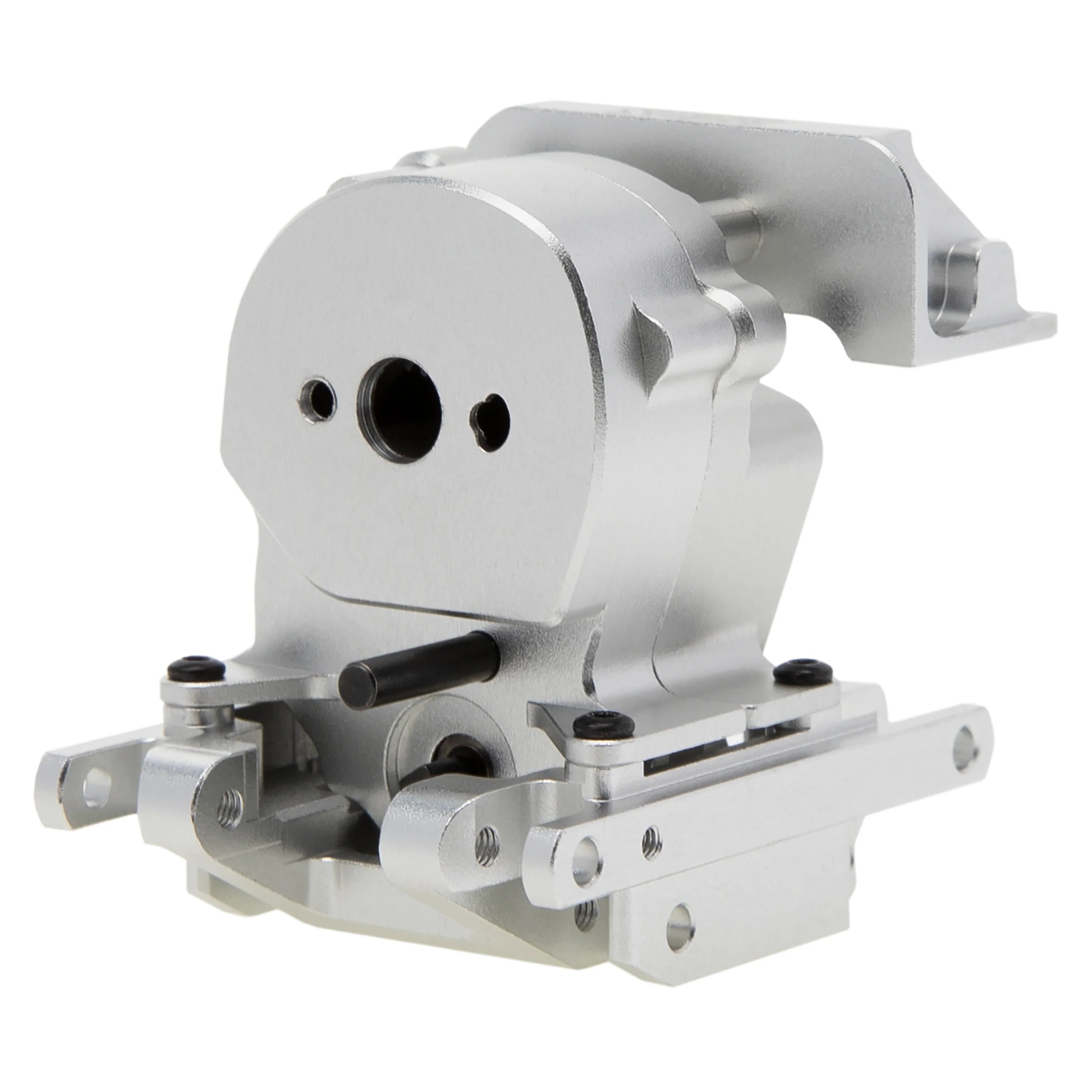 MEUS Racing Aluminum Dual Speed Gearbox Gearbox High Speed 15.7:1 Low Speed 56.6:1 for TRAXXAS 1/18 TRX4M Crawlers Upgrade PartsĀ - SILVER - HeliDirect