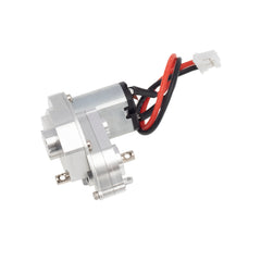 MEUS Racing Aluminum Gearbox With Skid Plate 050 Motor For SCX24 Deadbolt ,B17 ,C10 JLU,Ford Bronco ,Jeep Gladiator - SILVER - HeliDirect