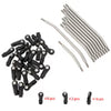 MEUS Racing 1/10 Stainless Steel Links 313mm Wheelbase Linkage Set for Axial SCX10 II 90046 90047 90035
