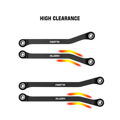 INJORA Aluminum High Clearance Chassis Links for 1/32 Redcat Ascent-32