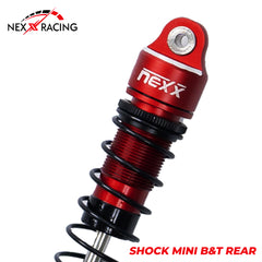 Nexx Racing Rear Oil shock (2pcs) for Mini-T& Mini-B - RED