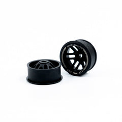 NXUSA-EVOAWD-F Nexx Racing “JUD” threaded carbon-fiber reinforced EVO AWD Flanged Front Wheels (2) pcs for Mini-Z - F8.5 OFFSET -1