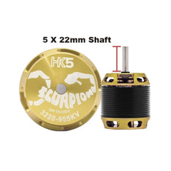 Scorpion HK5-3220-955KV Brushless Motor - HeliDirect