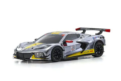 Kyosho MINI-Z RWD MR-04 readyset CHEVROLET® CORVETTE® C8.R Chrome / Yellow Kyosho America 20th Anniversary
