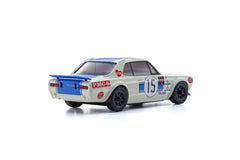 Kyosho MINI-Z AWD NISSAN SKYLINE 2000GT-R (KPGC10) Racing 1972 #15 - BLUE