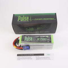 PULSE 3700mah 70C 22.2V 6S P-Tech LiPo Battery - EC5 Connector