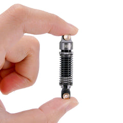 INJORA 59mm Long Threaded Oil Filled Shocks for 1/18 TRX4M (2pcs) - GREY - HeliDirect