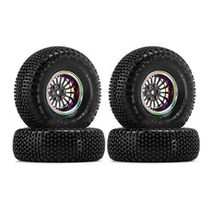 INJORA 1.3" ModuWheel Beadlock Wheels With XHX Pin Tires For 1/18 1/24 RC Crawler