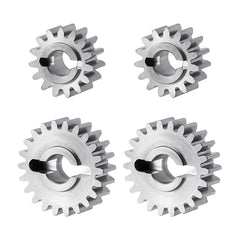 INJORA Stainless Steel Portal 15/22T Gears (Overdrive 12%) Set for 1/18 Redcat Ascent-18