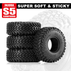 INJORA 0.7" 41*14mm MAVERIX M/T Tires for 1/30 SCX30